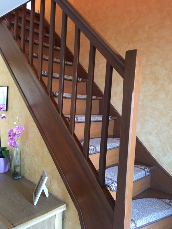 Rénover un escalier d intérieur d une maison, Vaureal ...